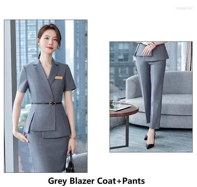 Grey Pantsuits