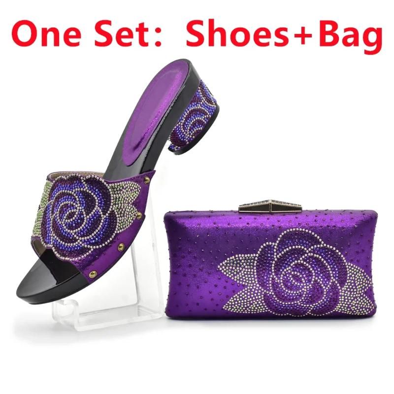 Purple Shoes and Bag