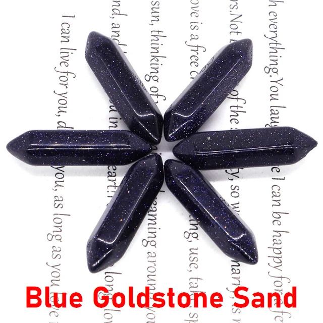 Blå guldsten sand