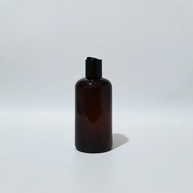 Brązowa butelka czarna