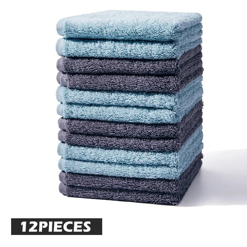 Färg: Blue-Graysize: 12 Washcloth Set