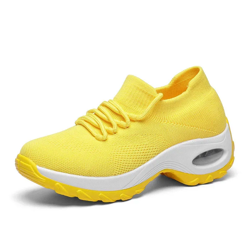 Lace-Up Yellow