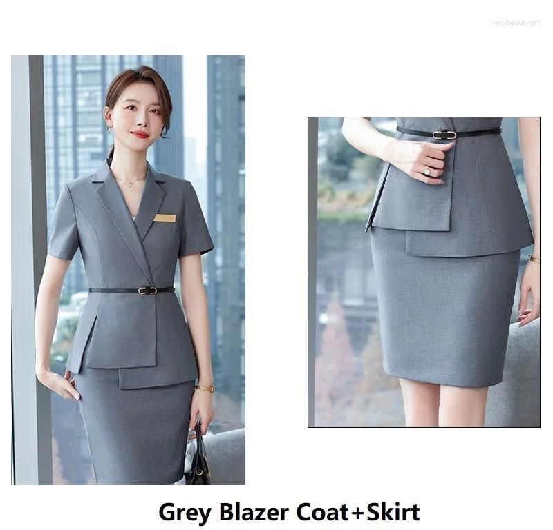 Grey Skirt Suits