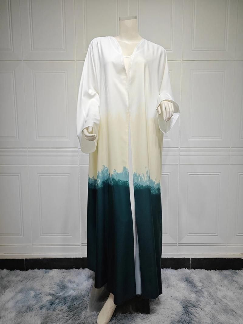 Cyan abaya de un solo tamaño