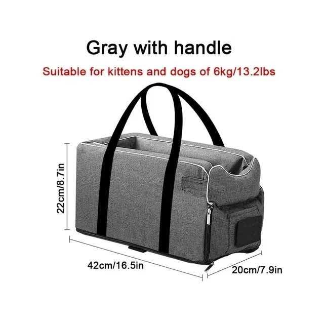 Gray with Handle