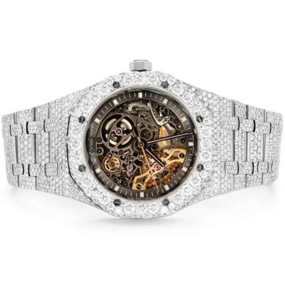Multi Color-Iced Out Diamond Watch