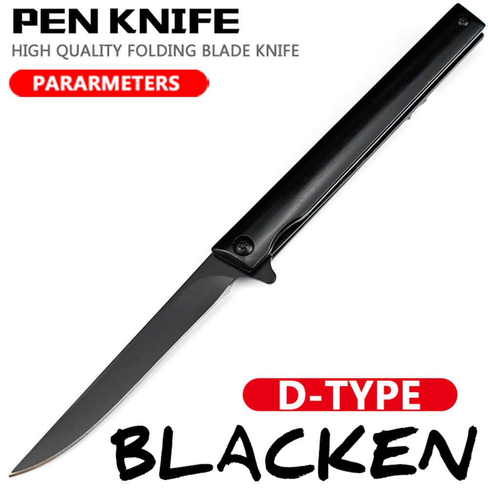 83mm-penna knivsvart D Type Pocket