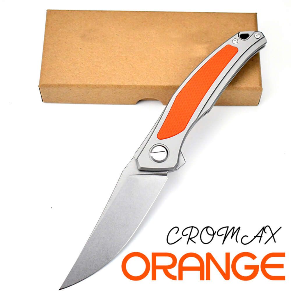 99 mm-Cromax-Orange-Pocket-Messer
