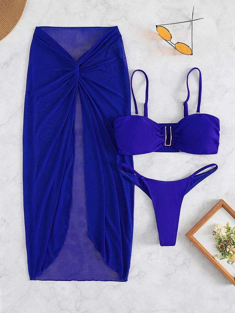 Blue bikini set