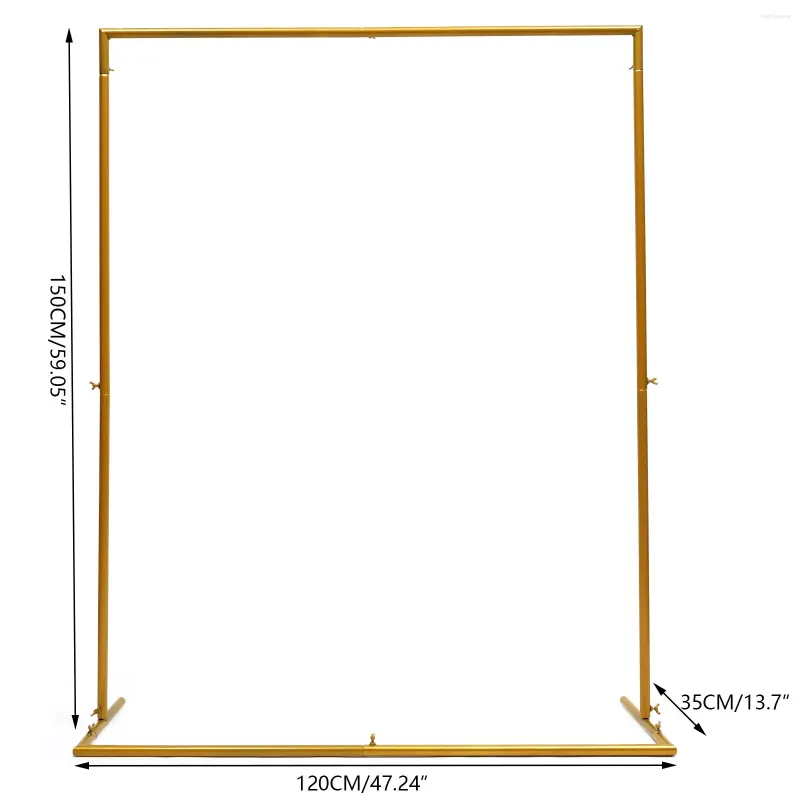 47.24x13.7x59.05 Zoll Gold