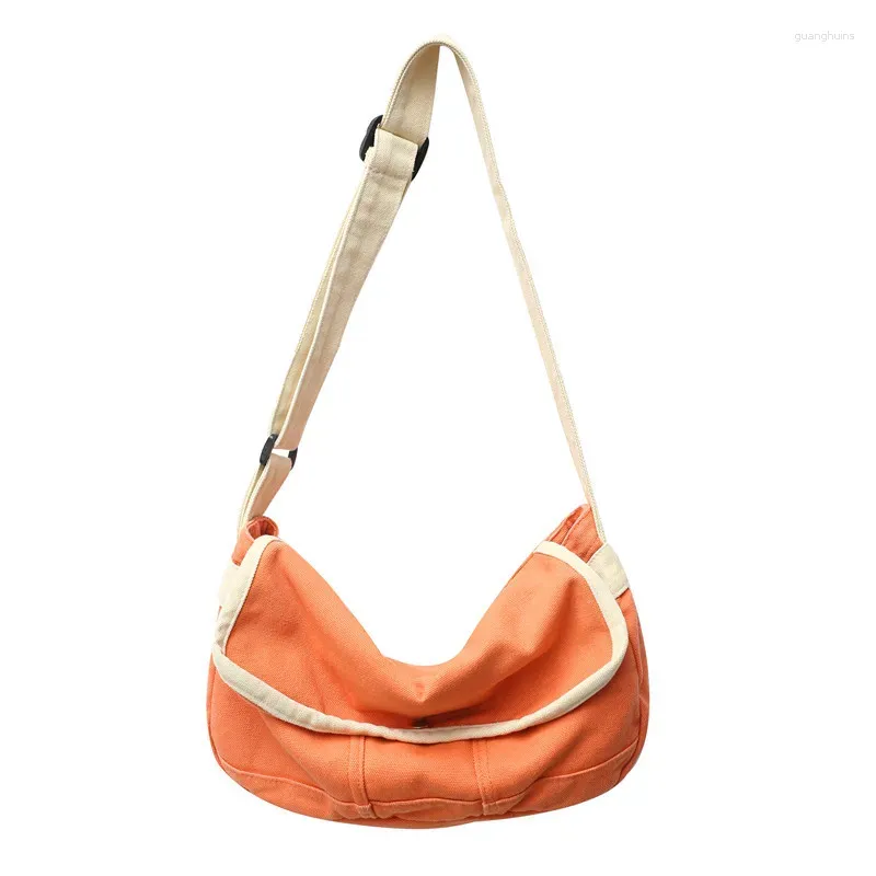 Orange Canvas Bag