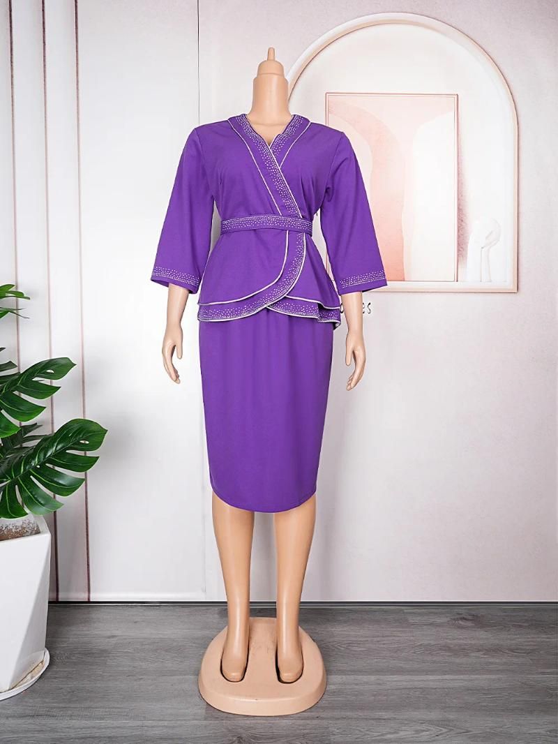 Xxxl Purple Midi платье
