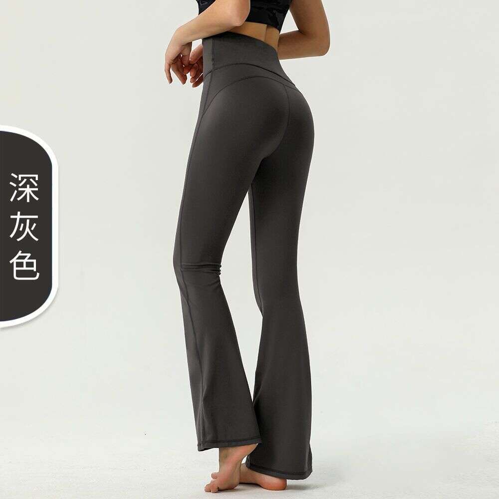 Flared Trousers Graphite Grey
