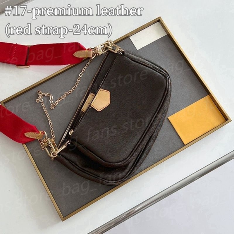 #17-premium leather (red strap-24cm)