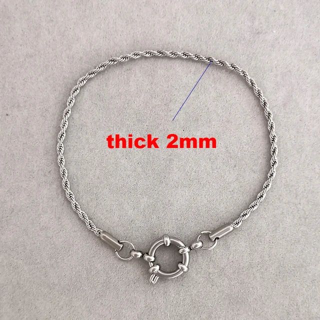 2mm Silver-Bracelet 16cm
