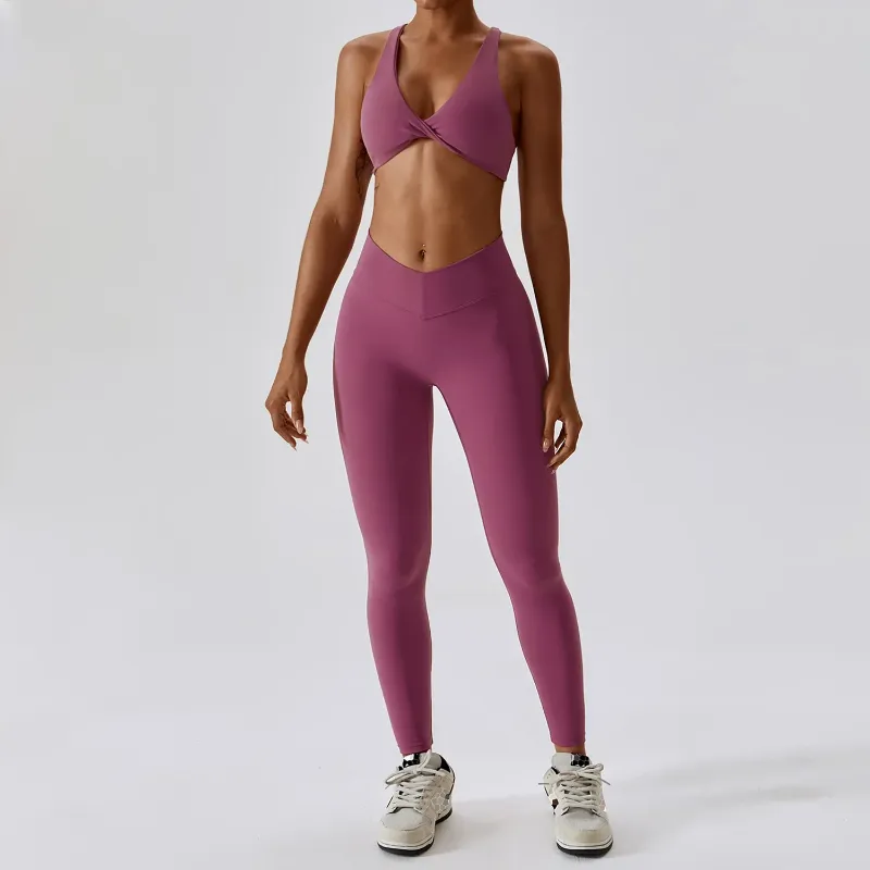 Legging Set Purple