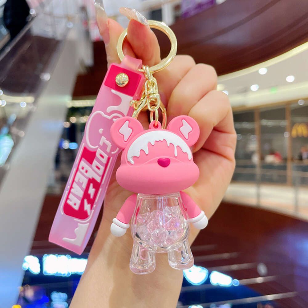 Colorful Crystal Bear Pink-OPP bag