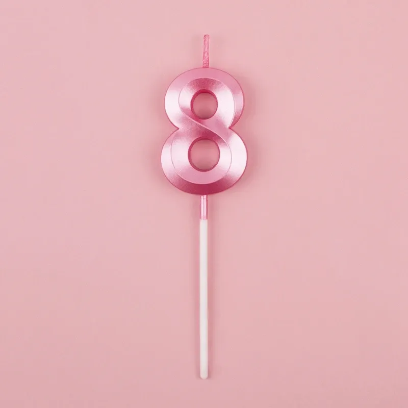 Numero rosa 8