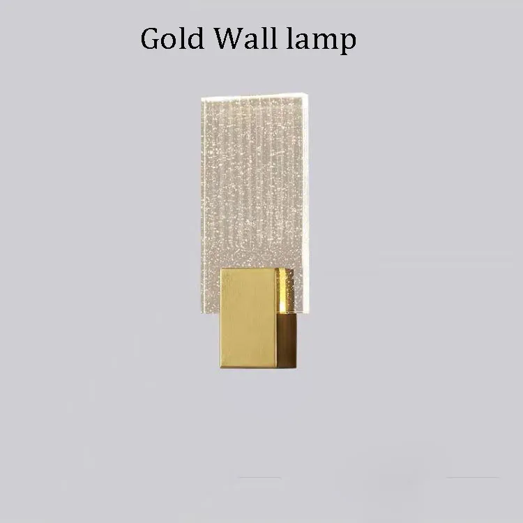 4000k weiß groß H 33 cm Goldwandlampe