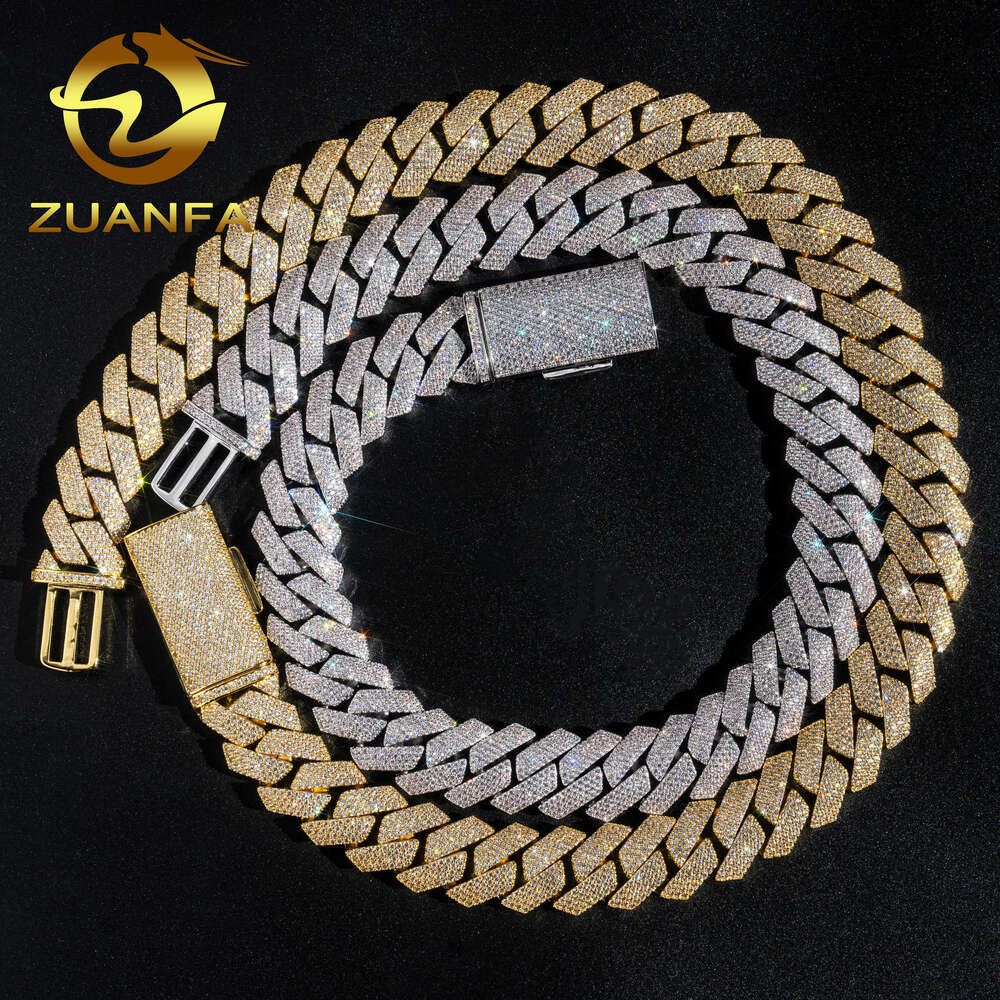Fh2018-messing Cz-Hiphop-16 Inch-ketting