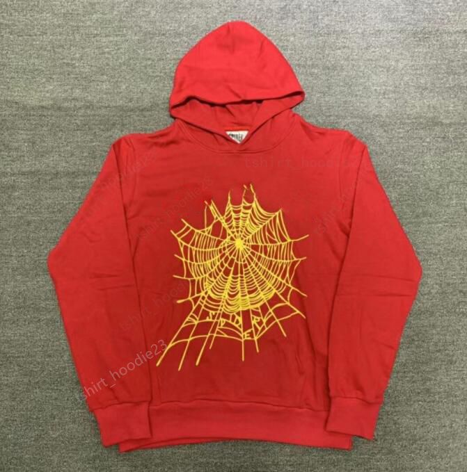 Red and yellow hoodie