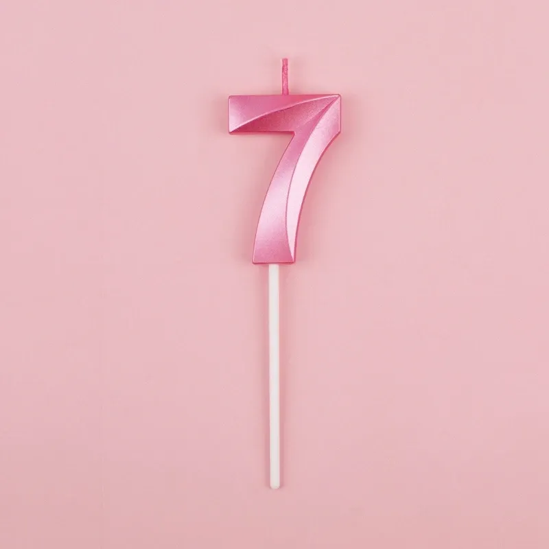 Numero rosa 7
