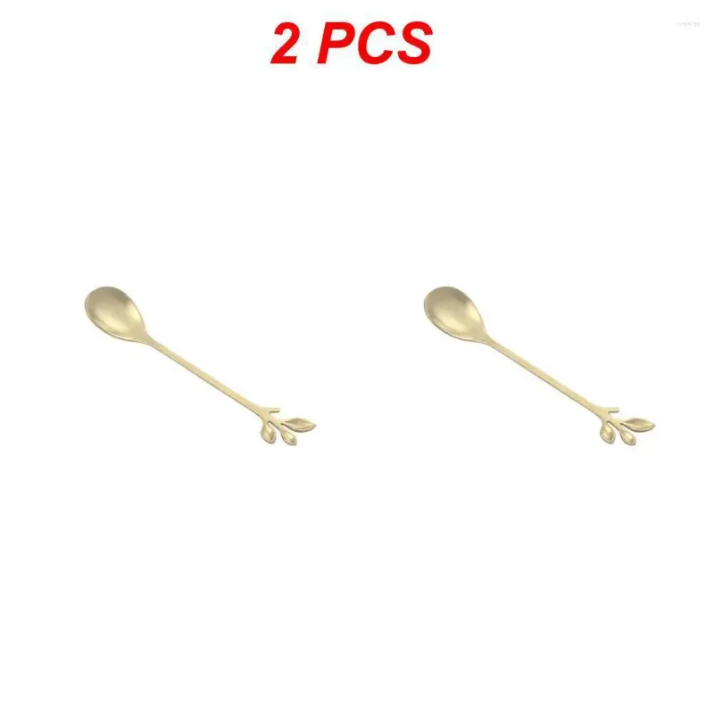 Gold spoon 2PCS