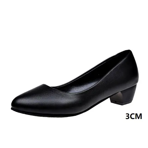 Black 3cm heel