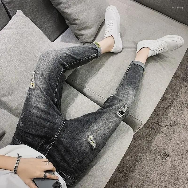 N07 Black Grey Jeans