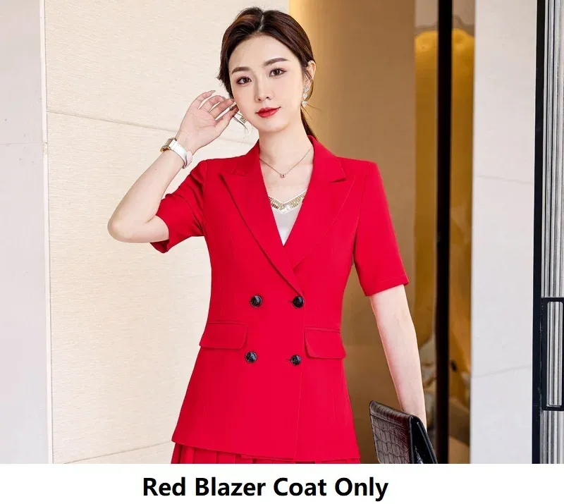 Red Blazer Coat