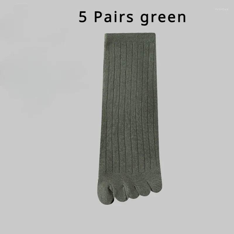 5 pairs green