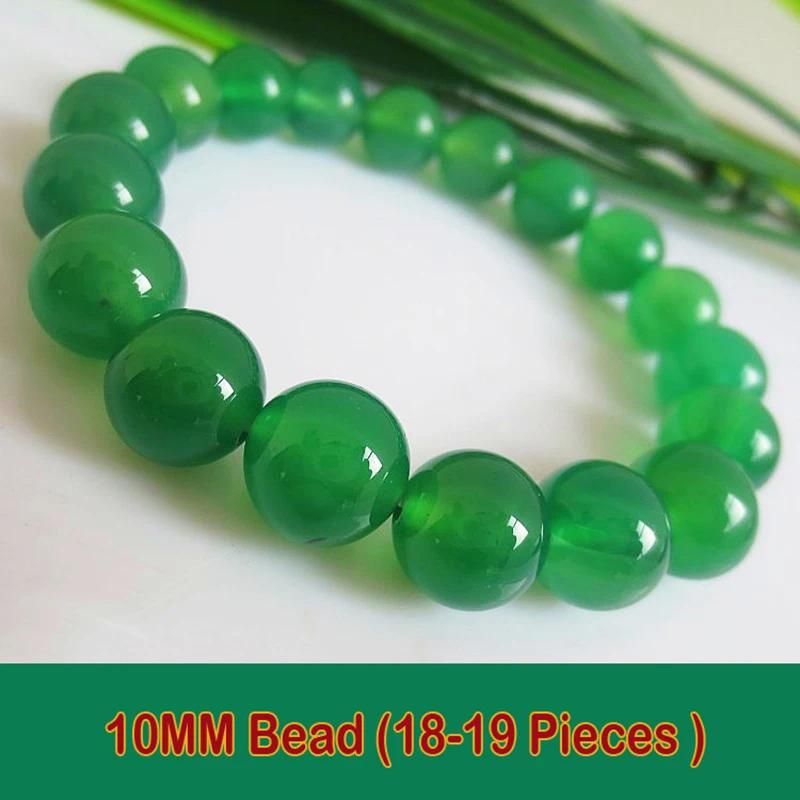 Grüne Perle 10 mm