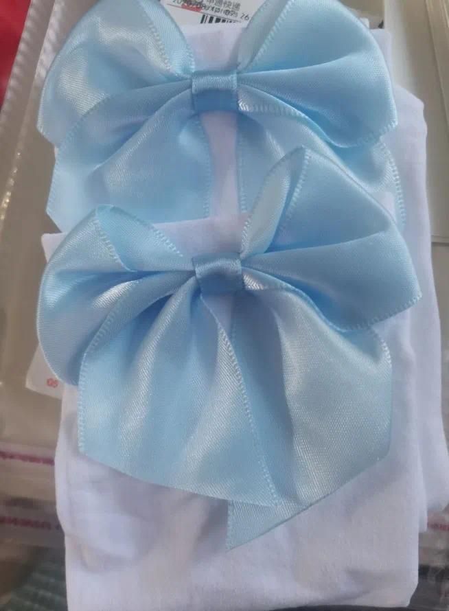 Light blue bow