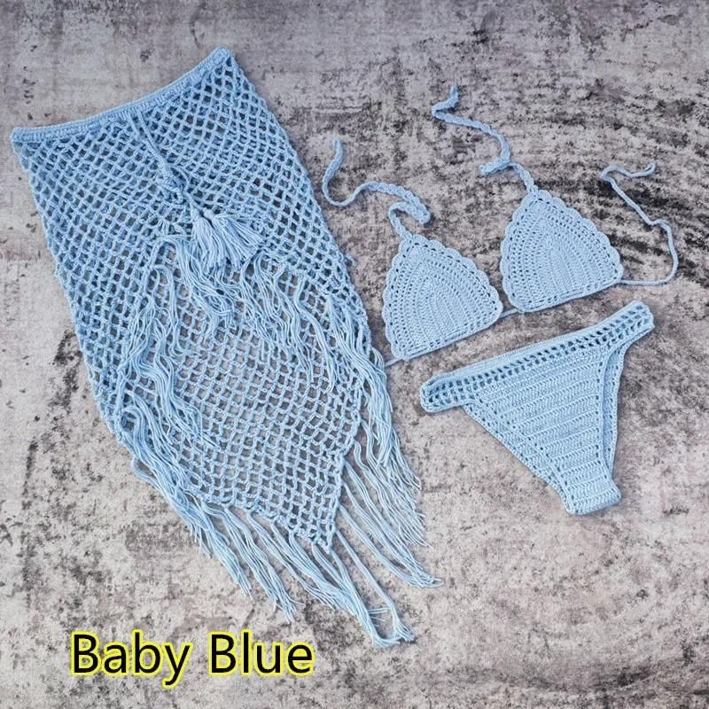 3pcs Light Blue