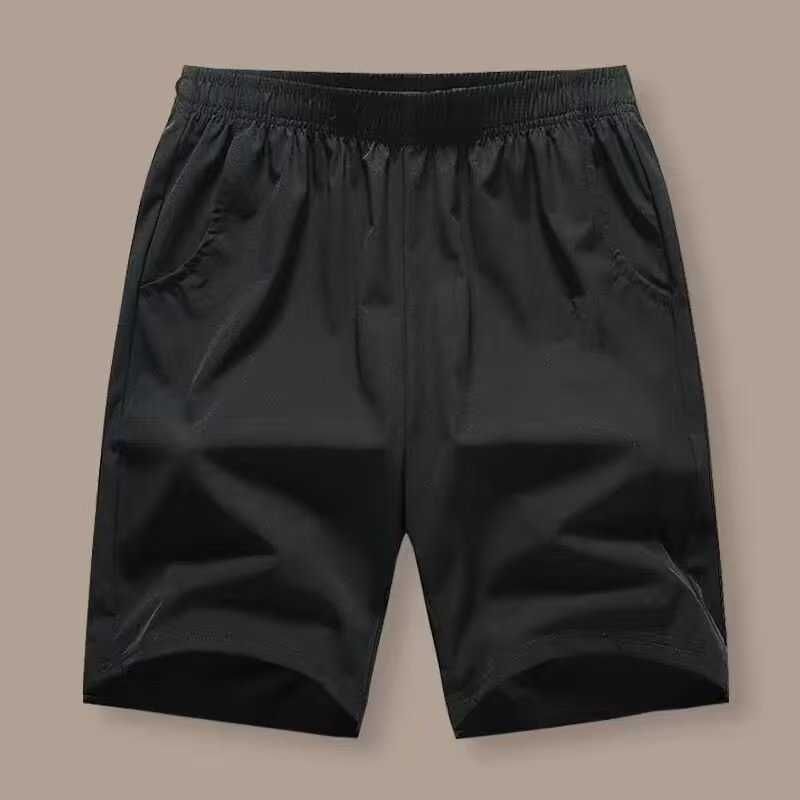 【 Thin Style 】 Solid Color Capris Black