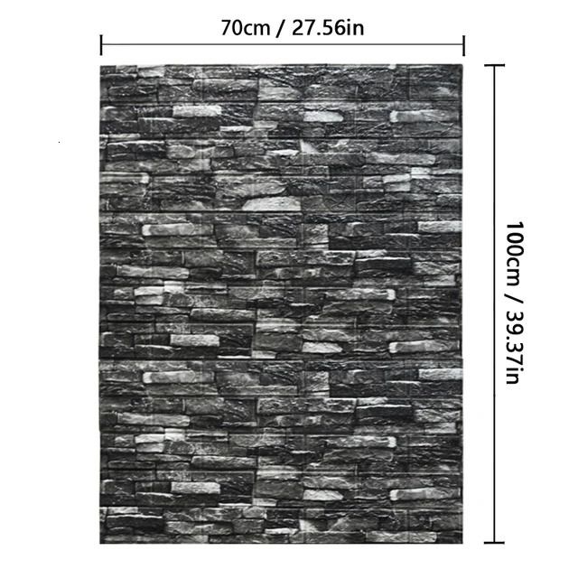 레트로 블랙 -70cm x 1m