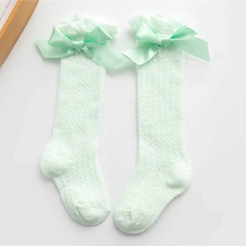 Green Bow Socks