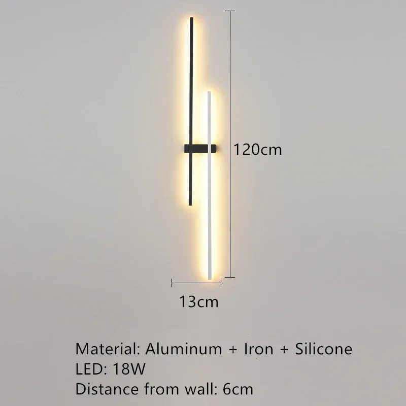 Warm licht b-120cm-wit