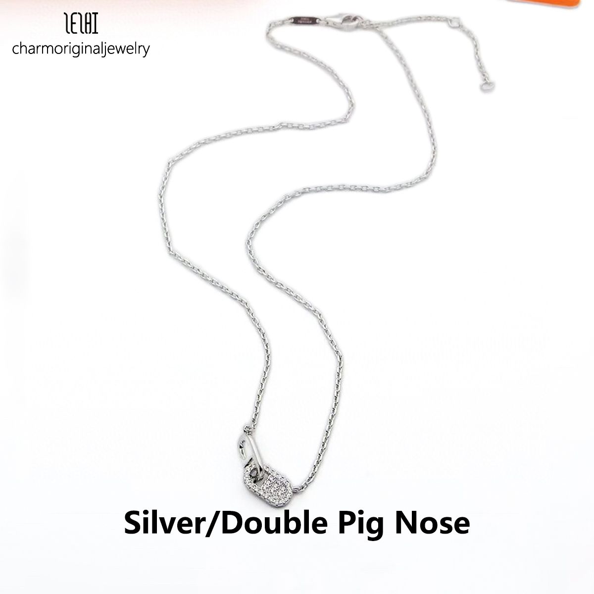 silver double pig nose