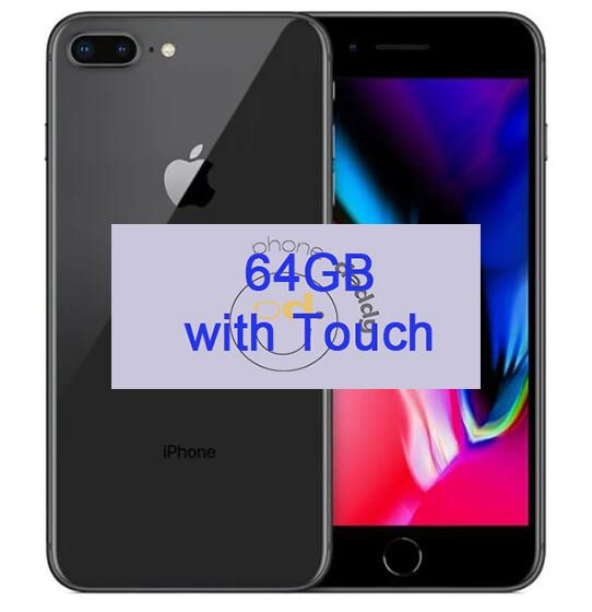 Black iPhone 8 más 64 GB con toque