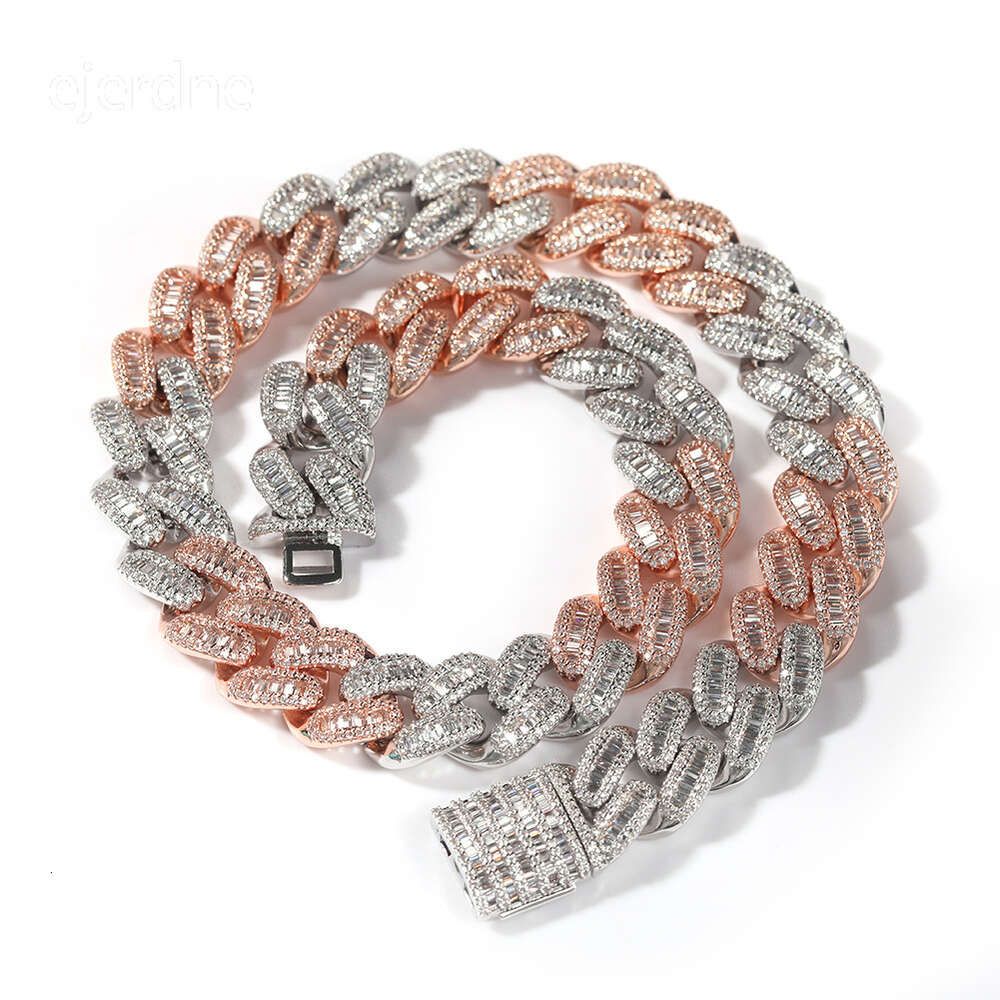 Rosegold i srebrne 14 cali/15 mm szerokość