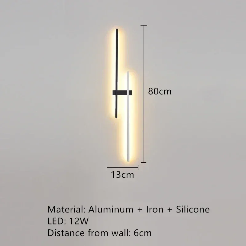 Warm licht B-80cm-wit