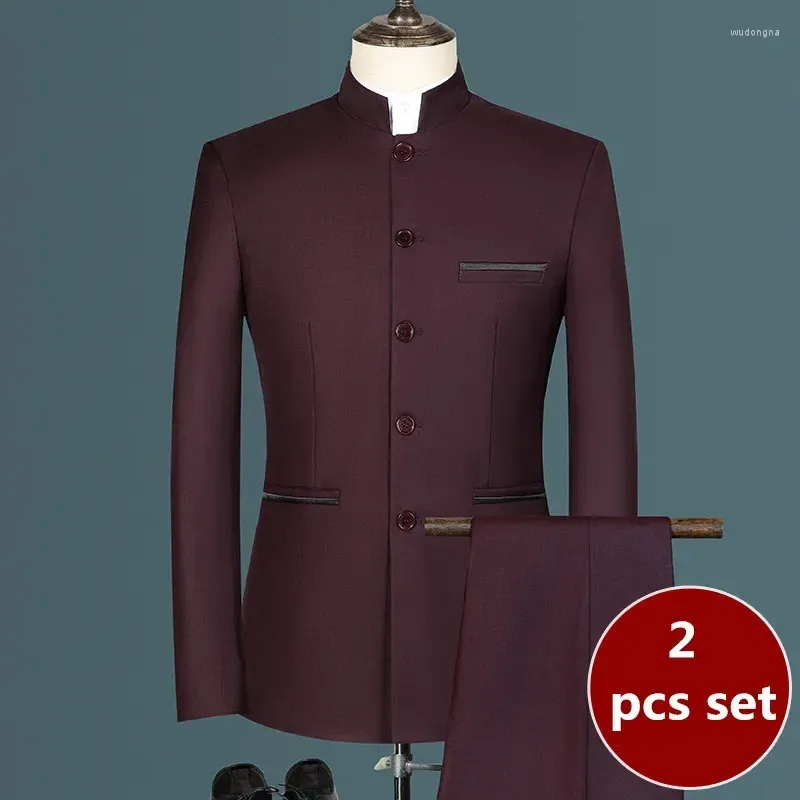 2 Pcs set wine red