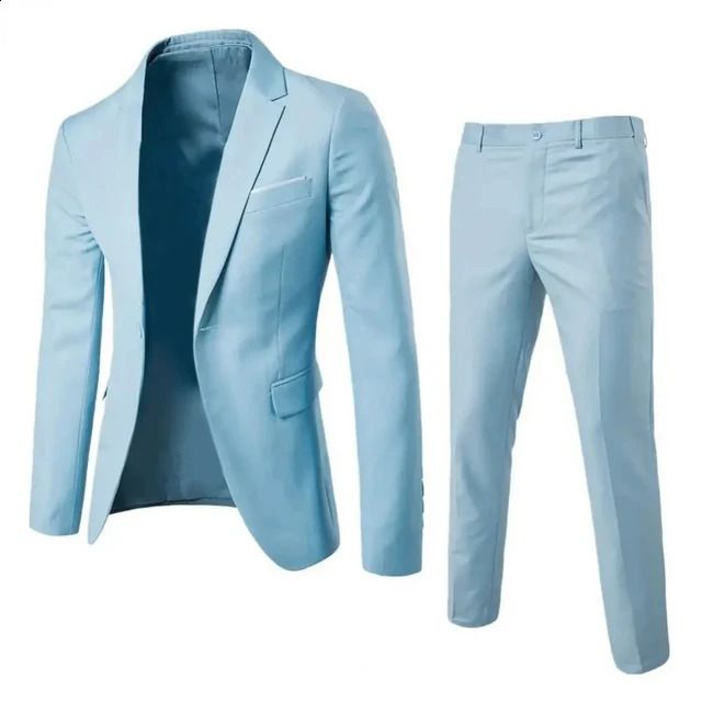 Sky Blue2piece Suit