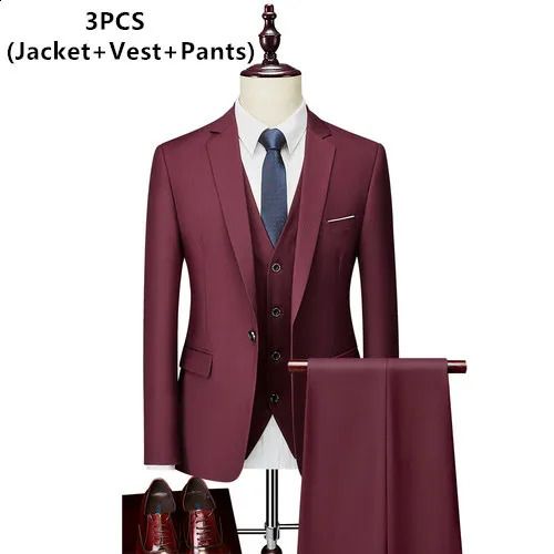 Wine Red 3 Pieces