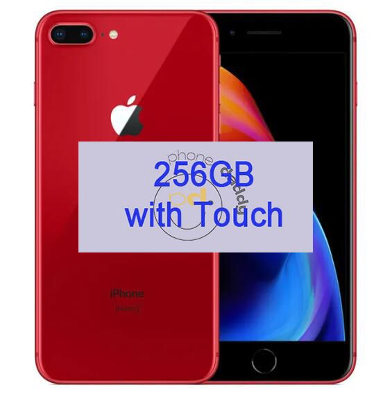 IPhone 8 rojo más 256 GB con toque