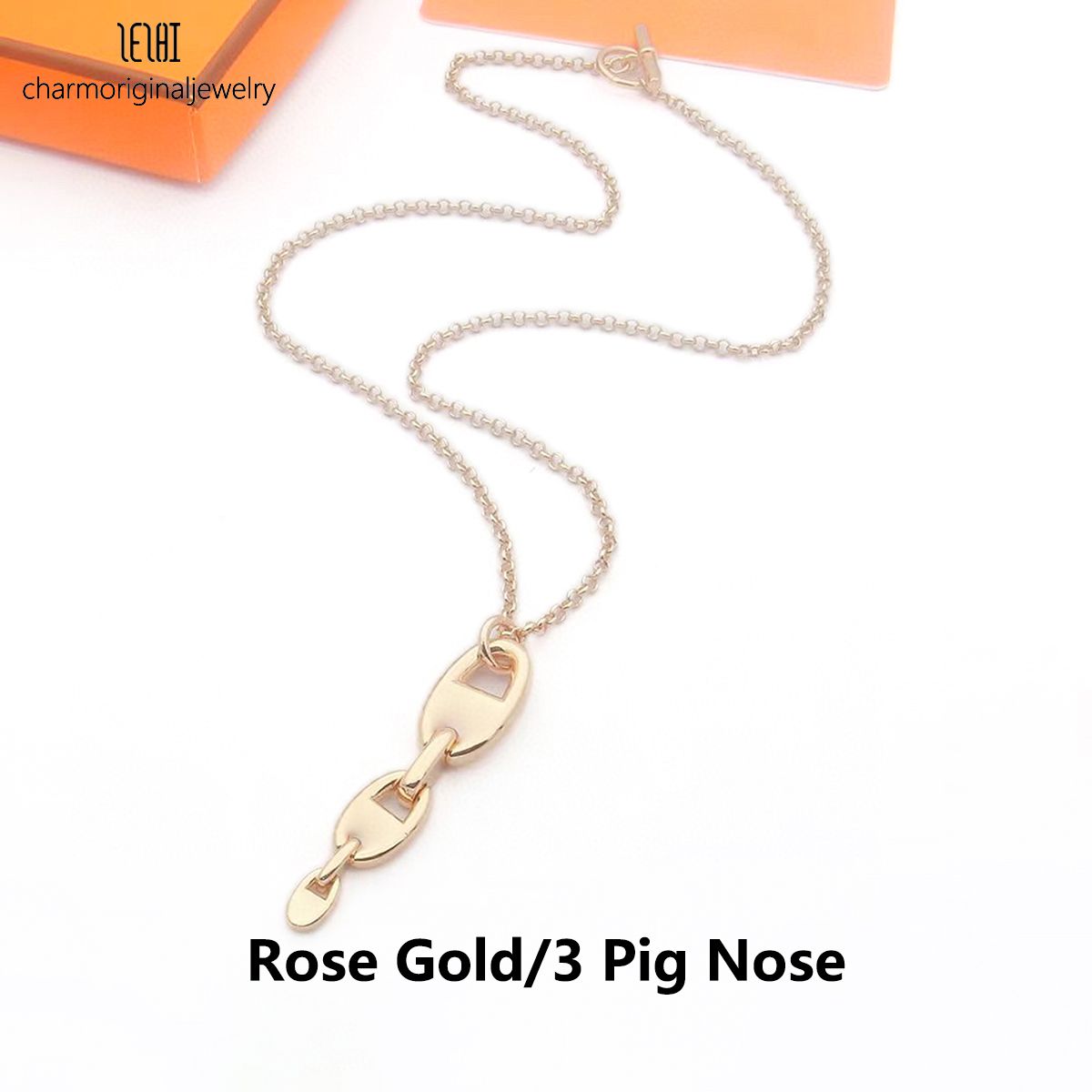 rose gold 3 pig nose