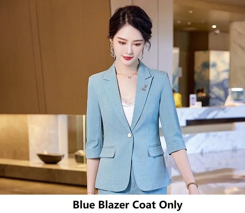 Blue Blazer Coat
