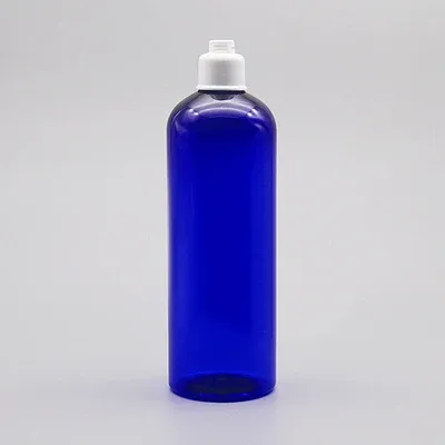 bottiglia blu da 500 ml di plastica