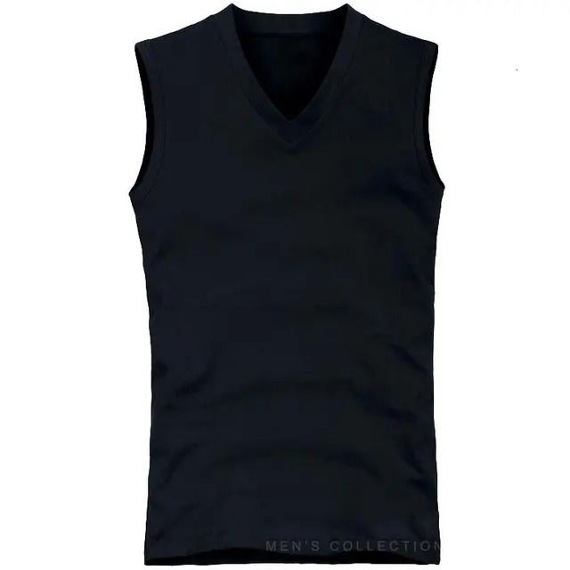 V Neck Black